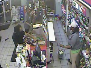 Police search for armed convenience store robber