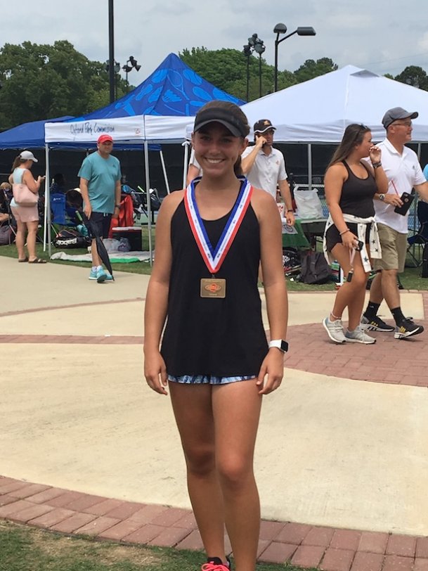 Standout sophomore Sunny Logan poised for strong season with Caledonia tennis before pandemic