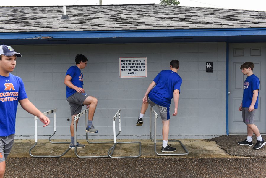 Starkville Academy Vols adapt to socially distanced summer workouts