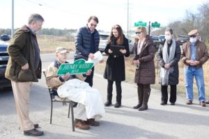 Weiss honored with road dedication at Lowndes County Port