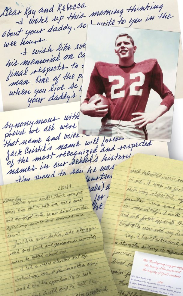 Letters from Art: Three handwritten notes connected Mississippi State football legend Art Davis from the past to the present