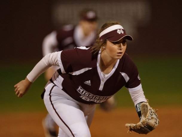 Built To Be A Bulldog After Turbulent Collegiate Career Mississippi State Softball S Montana Davidson Finally Feeling Comfortable The Dispatch