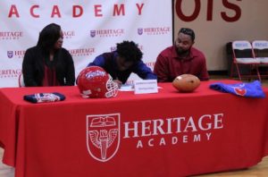 National Signing Day: Heritage Academy seniors John Jackson, LaDarius Flowers finalize college choices