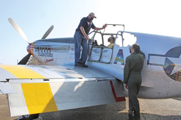 ‘Keeping history alive’: CAFB hosts aircraft, traveling museum dedicated to the Tuskegee Airmen