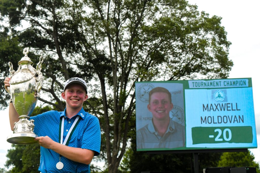 Ohio State’s Maxwell Moldovan shatters scoring record in Southern Amateur win at Old Waverly