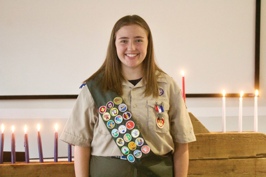 Starkville resident becomes first female from area troop to attain Eagle Scout rank