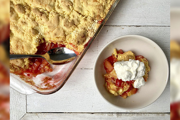 Dump cake can be thrown together for a tasty dessert