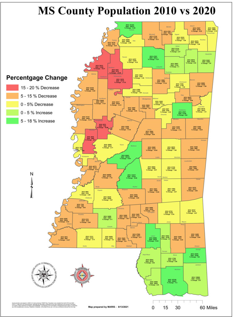 Analysis Few areas in Mississippi see boom in population The Dispatch