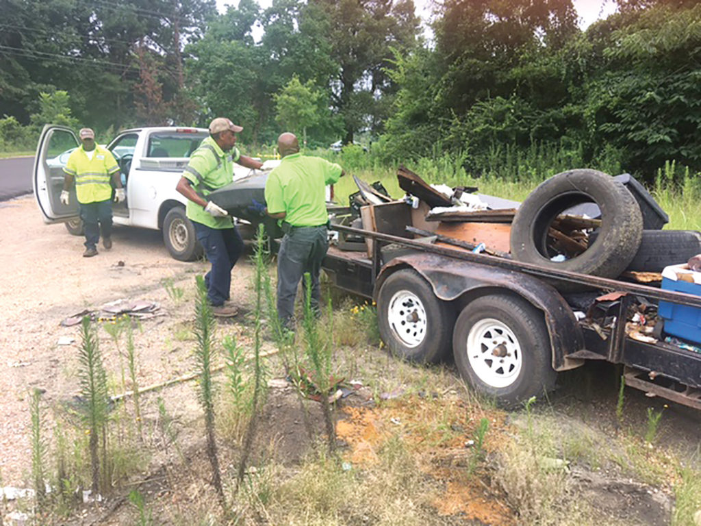 Public Works crews battle trash pile-up from illegal dumping