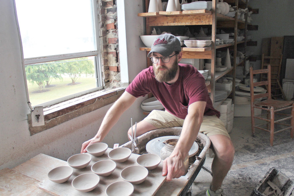 Profile: Part of family ceramics business, West Point man finds niche in pottery