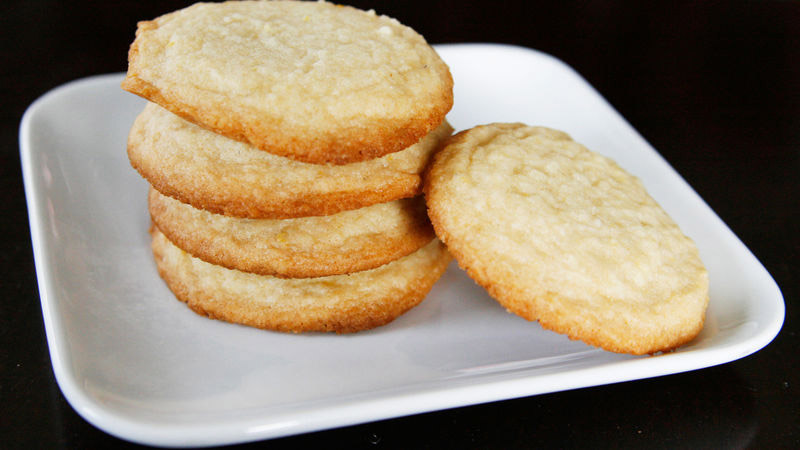 Lavender highlights lemon sugar cookie