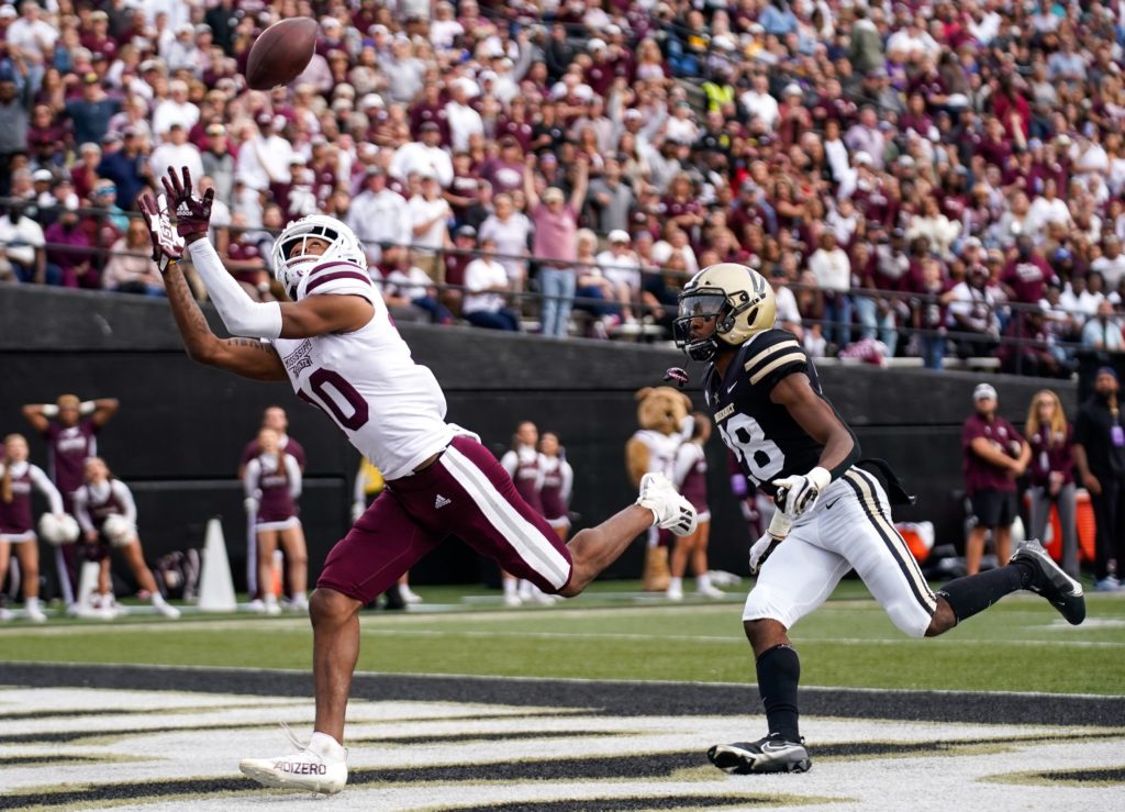 Mississippi State wide receiver Makai Polk declares for NFL draft