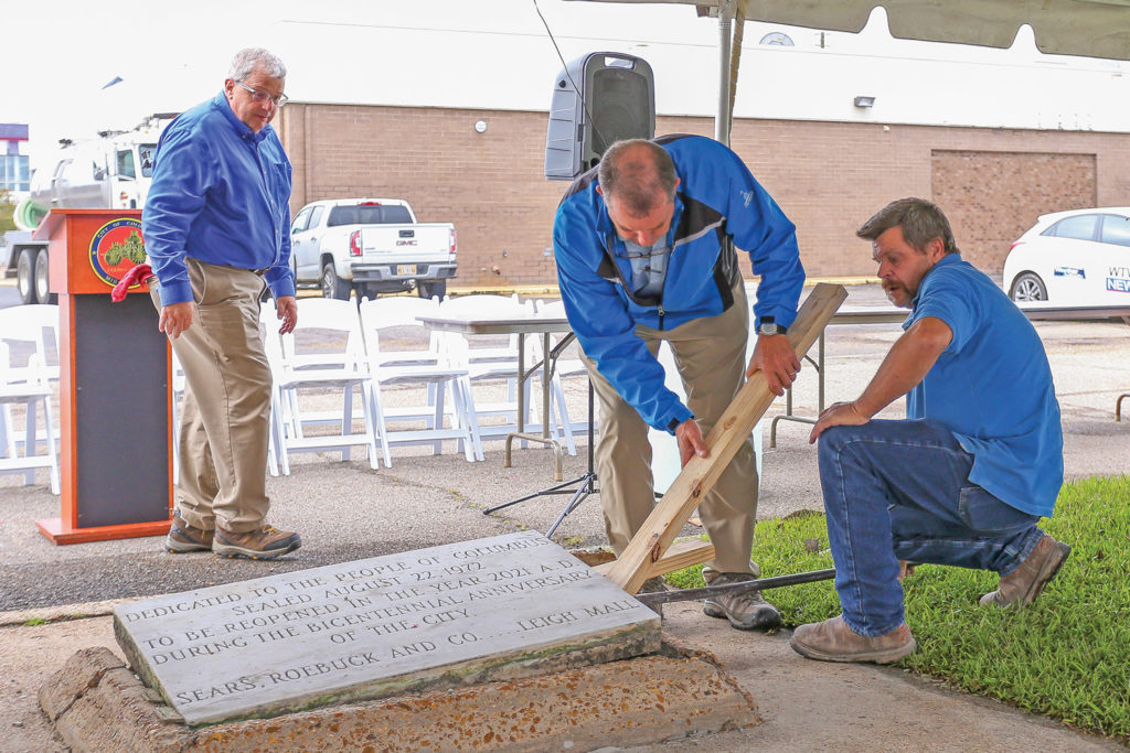 Leigh Mall time capsule opened