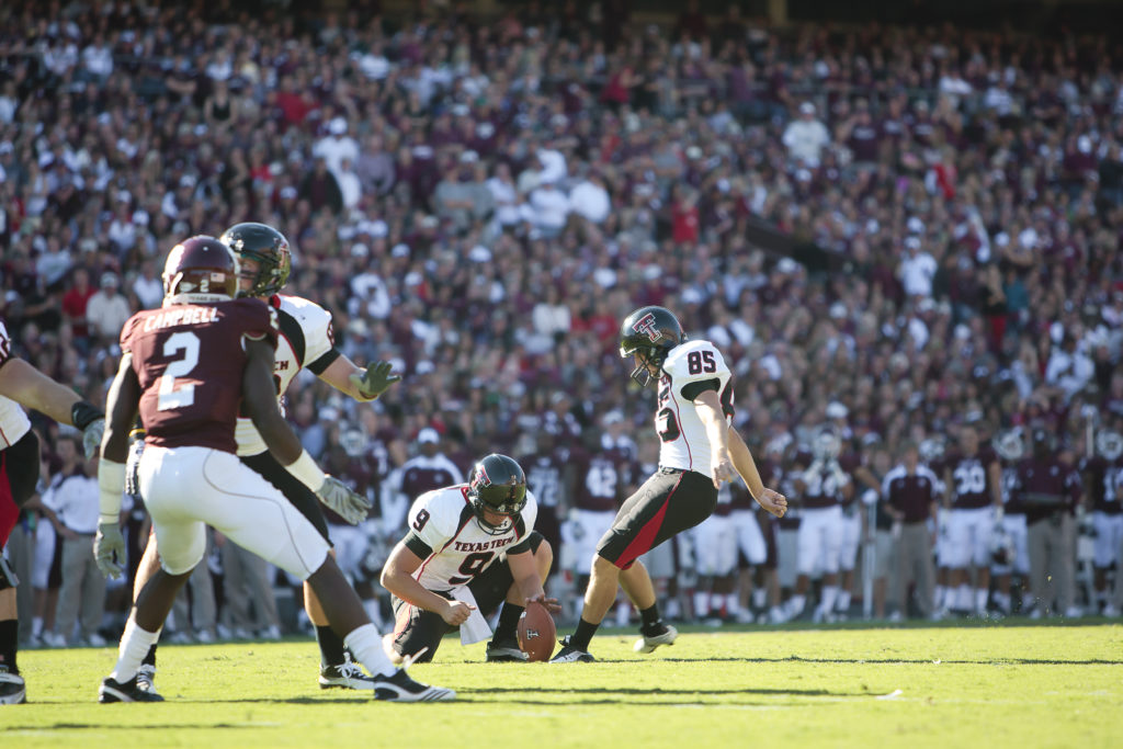 Of course Mike Leach pulled his new kicker out of the stands