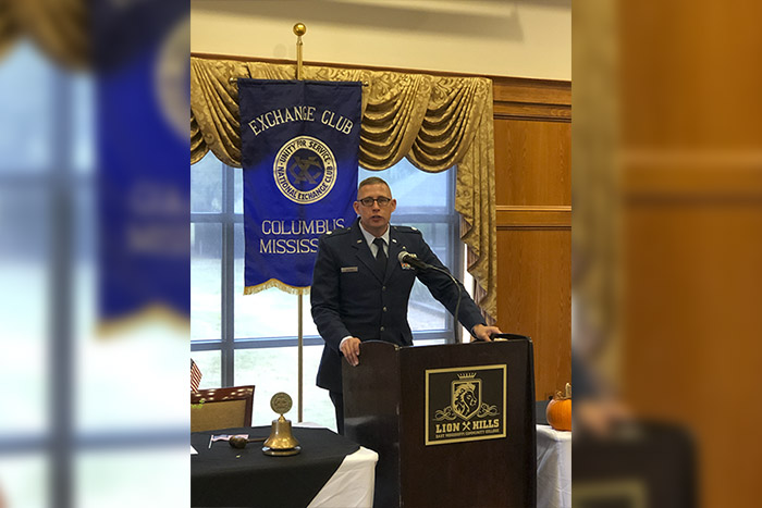 CAFB wing chaplain speaks against national division at Exchange program