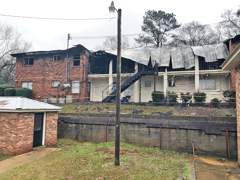 Fire destroys building at Chanticleer, displaces over 20