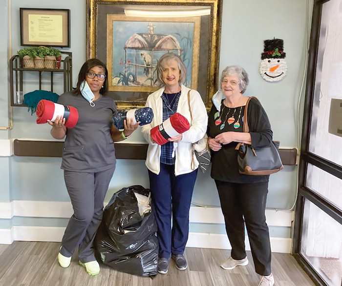 WoodmenLife chapter donates lap throws to assisted living facilities’ residents