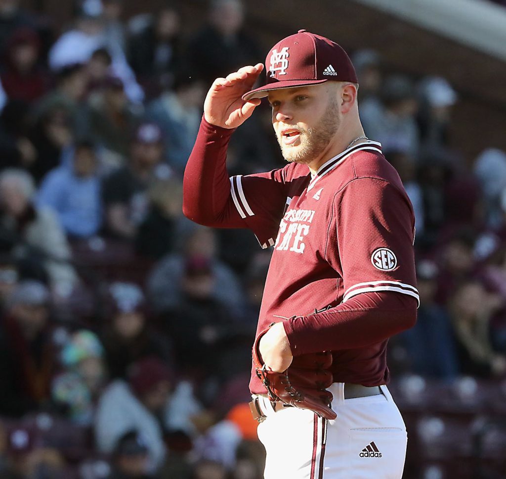 Landon Sims’ first start just what Mississippi State needed in opening series