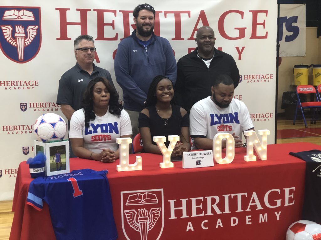 Heritage Academy’s Flowers finds her Destinee at Lyon College