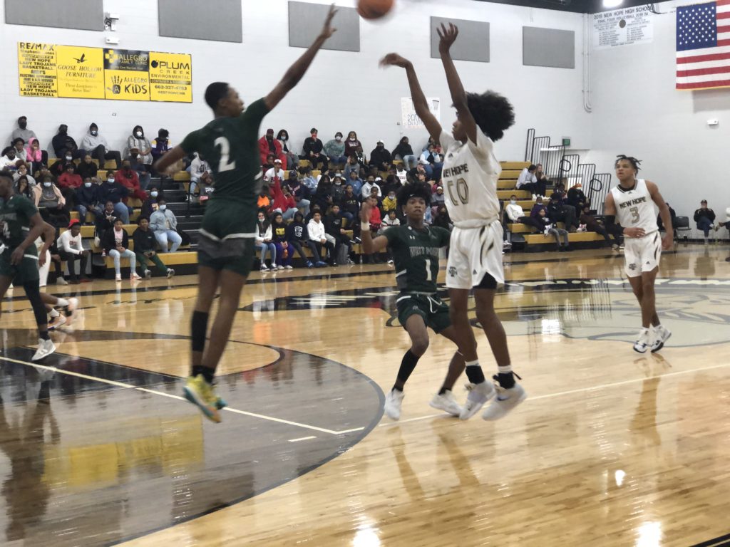 New Hope boys overcome slow start in region tournament opener