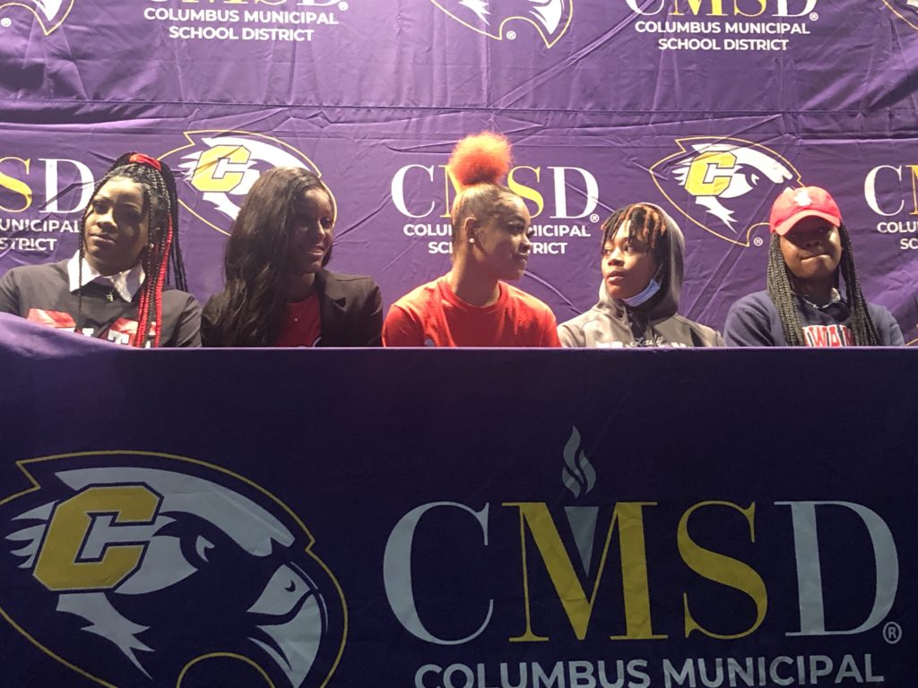 Girls Basketball: Columbus seniors make college choices official