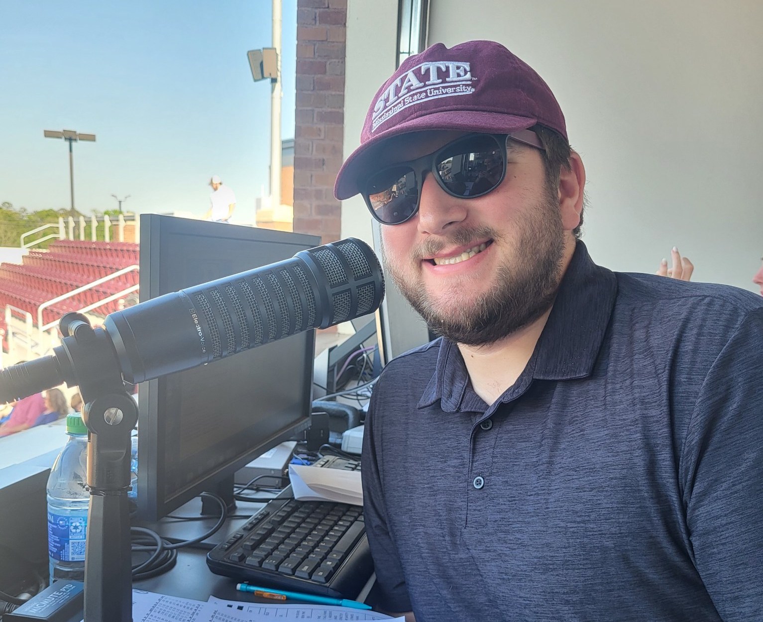 A new voice at Dudy Noble: Mississippi State senior happy to fill in as baseball  PA announcer - The Dispatch