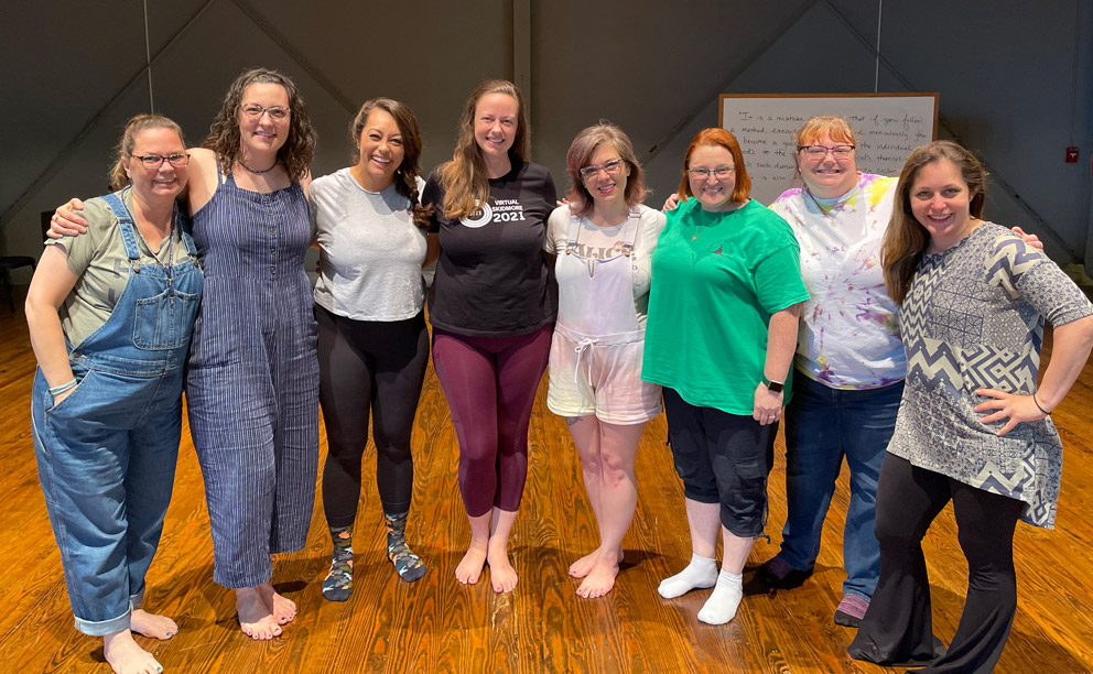 The W’s inaugural class of MFA in theater education graduates