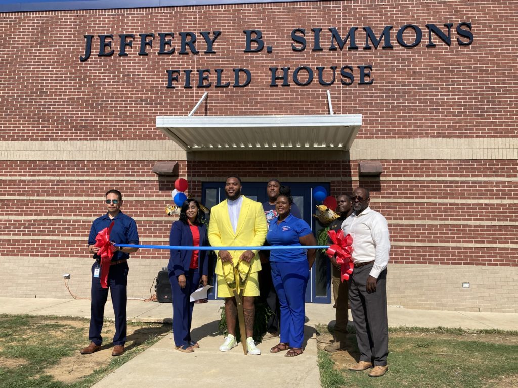 Field house of dreams: Jeffery Simmons gives back at Noxubee County High School