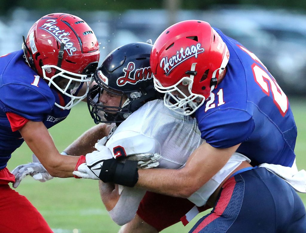 Jay Stevenson’s high-powered debut helps Heritage Academy offense past Lamar