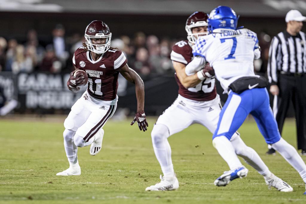 Wide receiver Jaden Walley transitioning into leadership role for Mississippi State