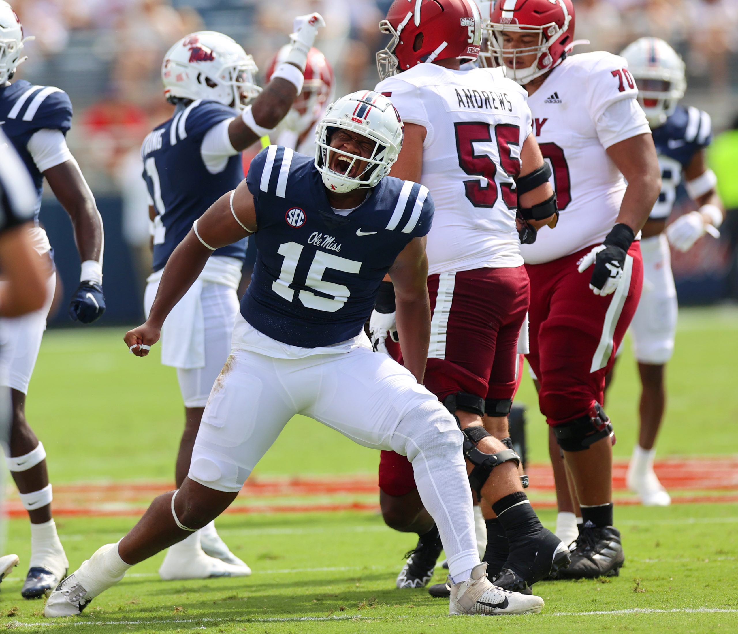 Ole Miss defensive end Jared Ivey expects his at