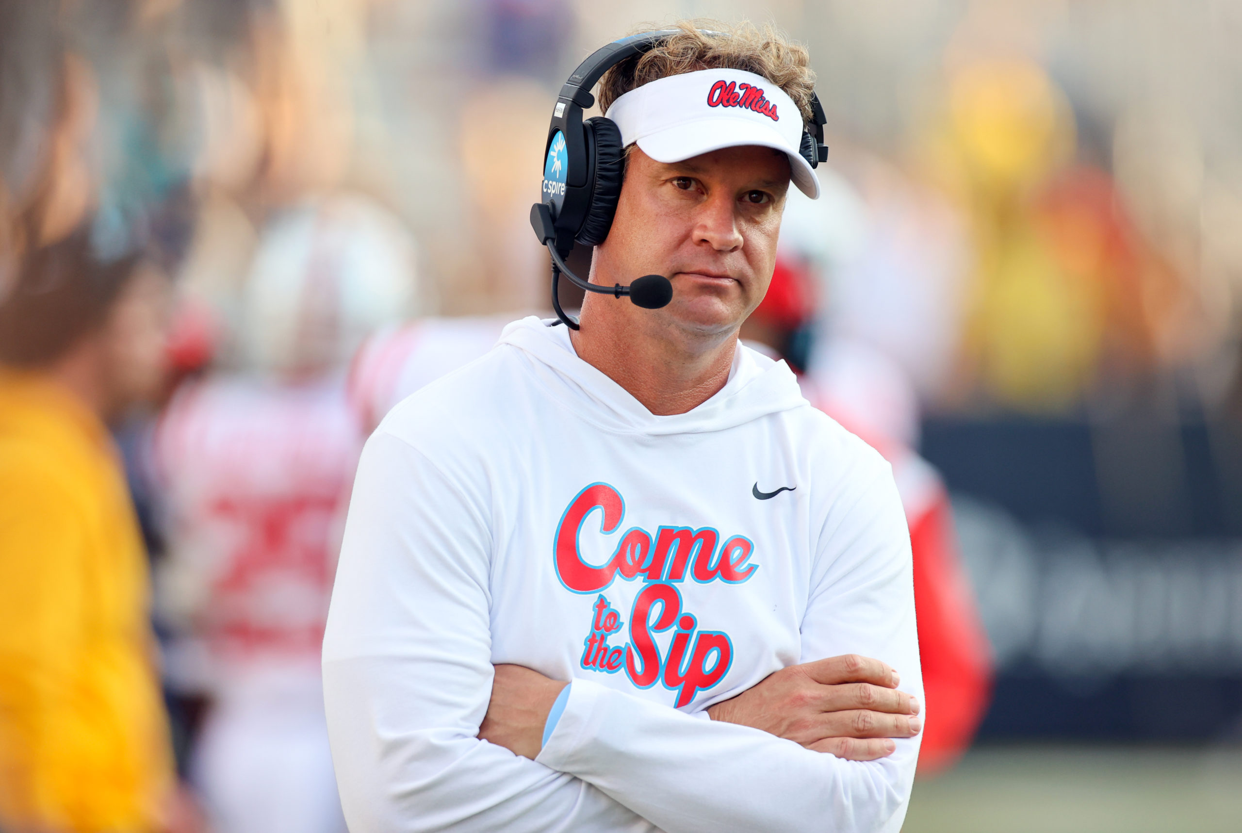 Lane Kiffin praises the Ole Miss offense, challenges the defense