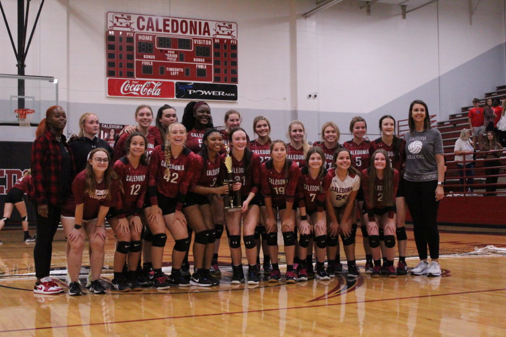 Caledonia volleyball wins MHSAA Class 4A championship for first time