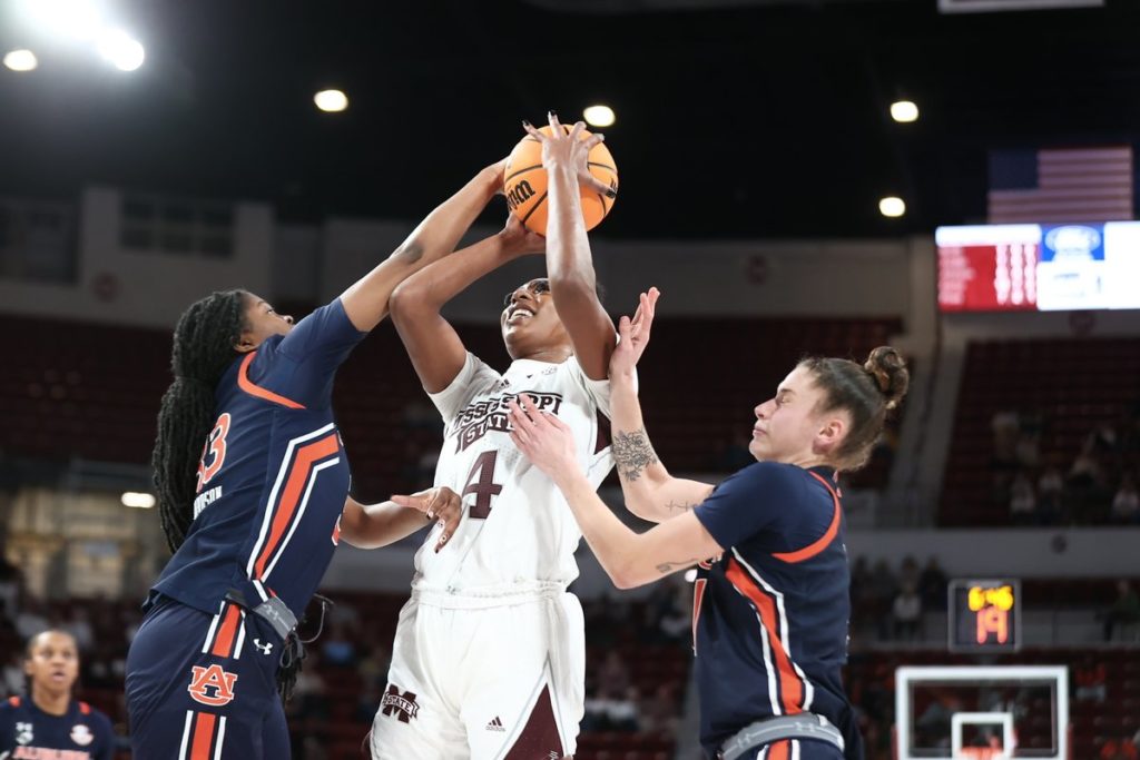 Mississippi State women use big fourth quarter to overwhelm Auburn for first SEC home win