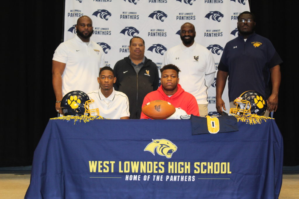 West Lowndes seniors Elijah Johnson, Javon Wilburn sign to East Central Community College