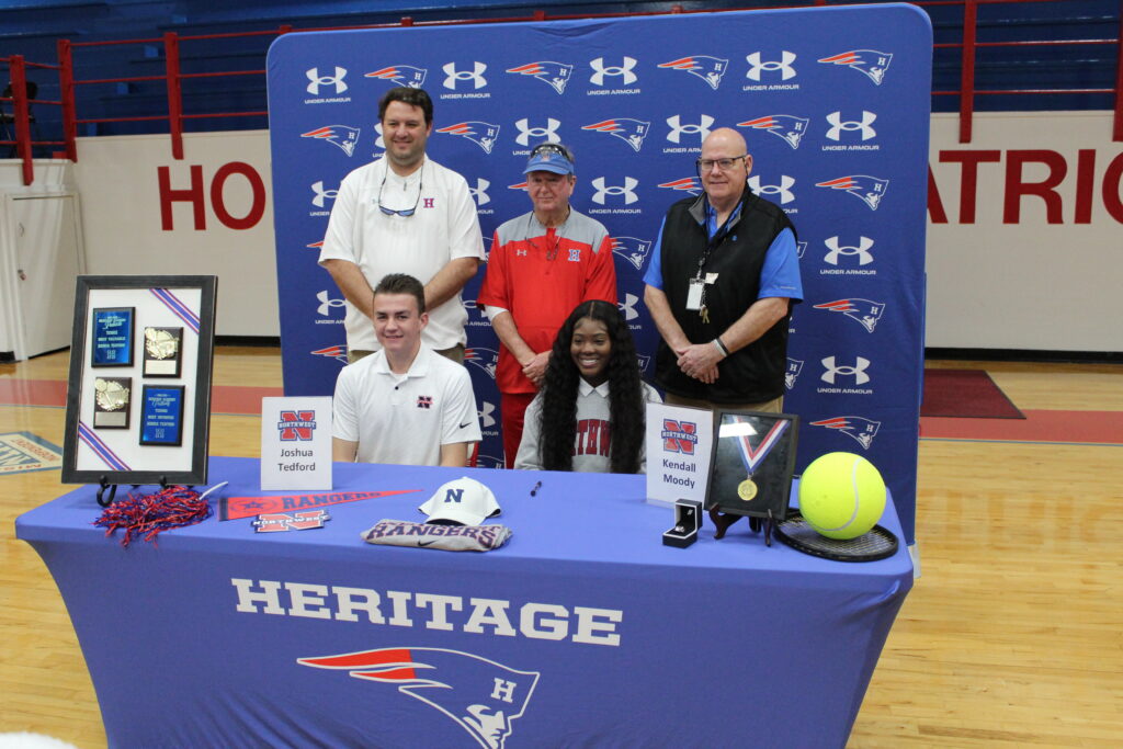 Heritage Academy sends two to play tennis at Northwest Mississippi Community College