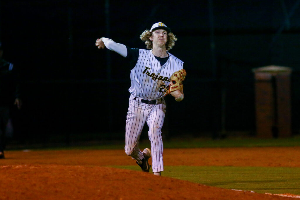 Mississippi State - NCAA Baseball : Graham Yntema White Pinstripes