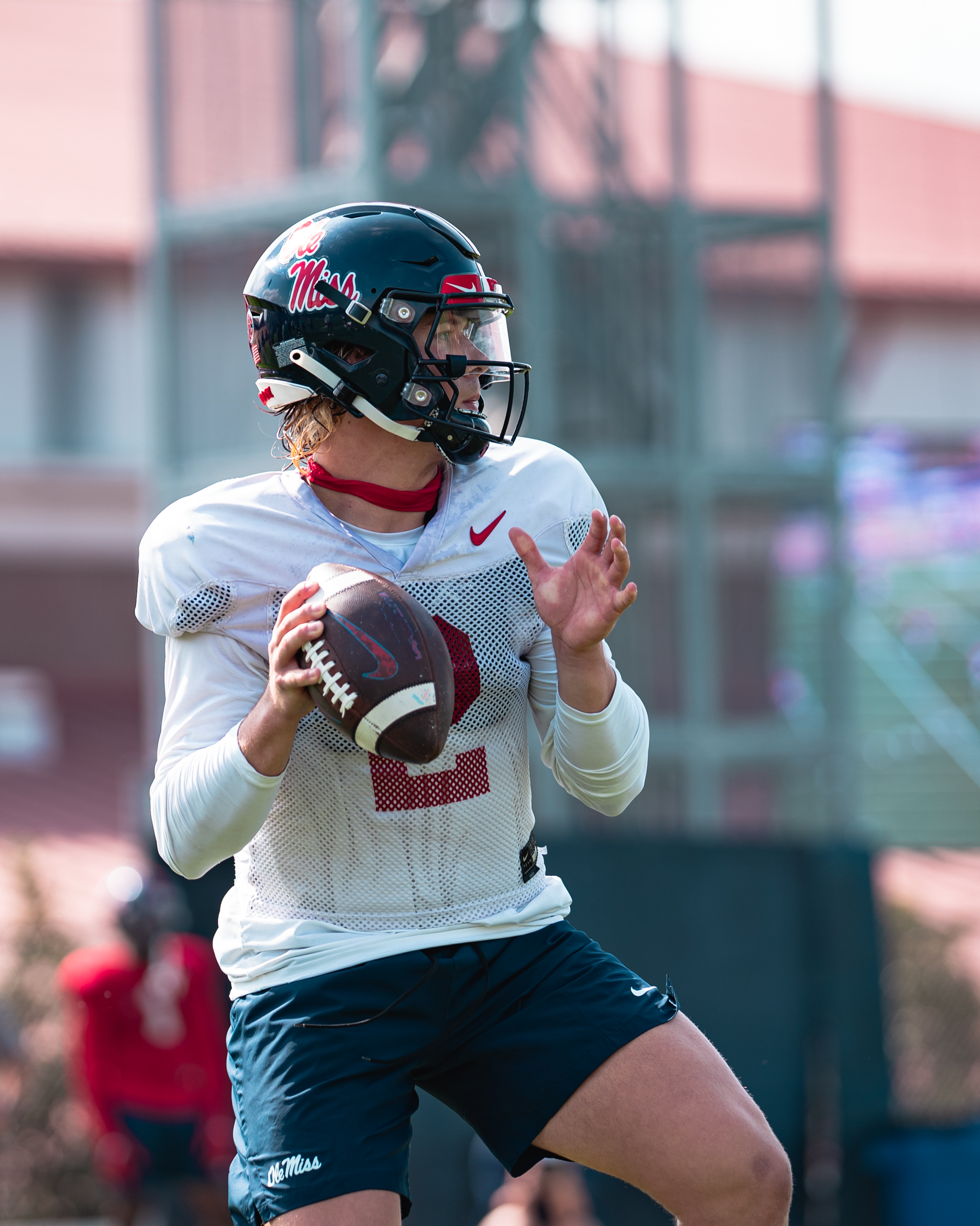 Lane Kiffin praises the Ole Miss offense, challenges the defense