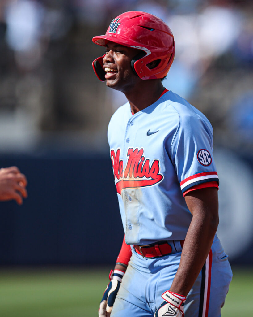 Ole Miss Baseball and Powder Blue uniforms in pictures