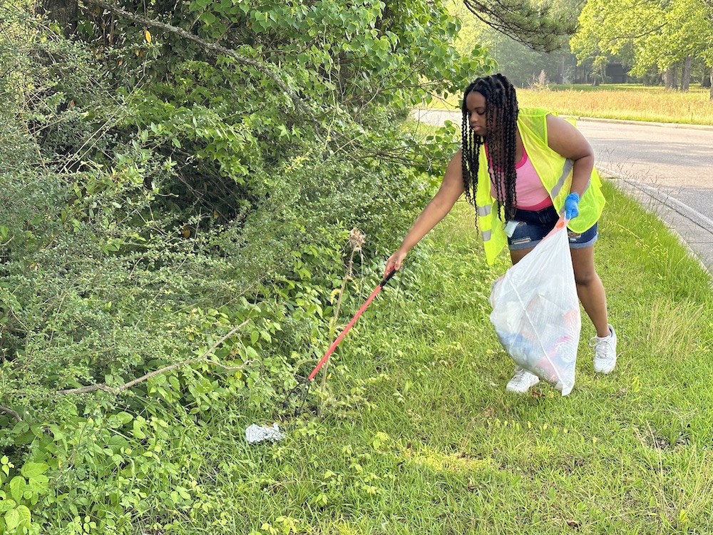 to pick up trash