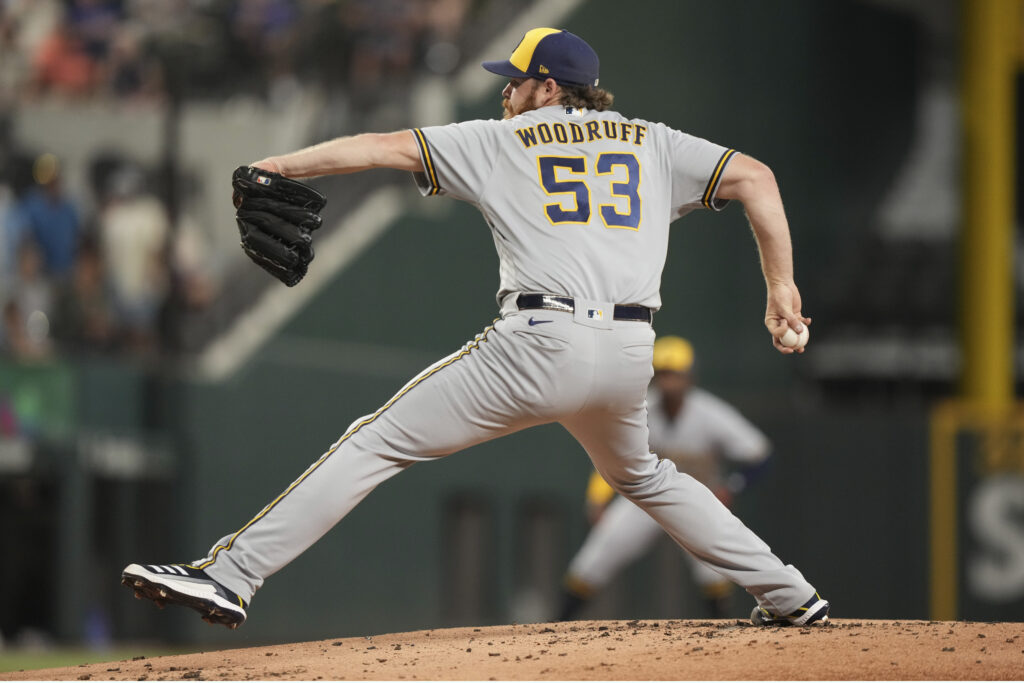 Craig Counsell believes Brandon Woodruff pitched well