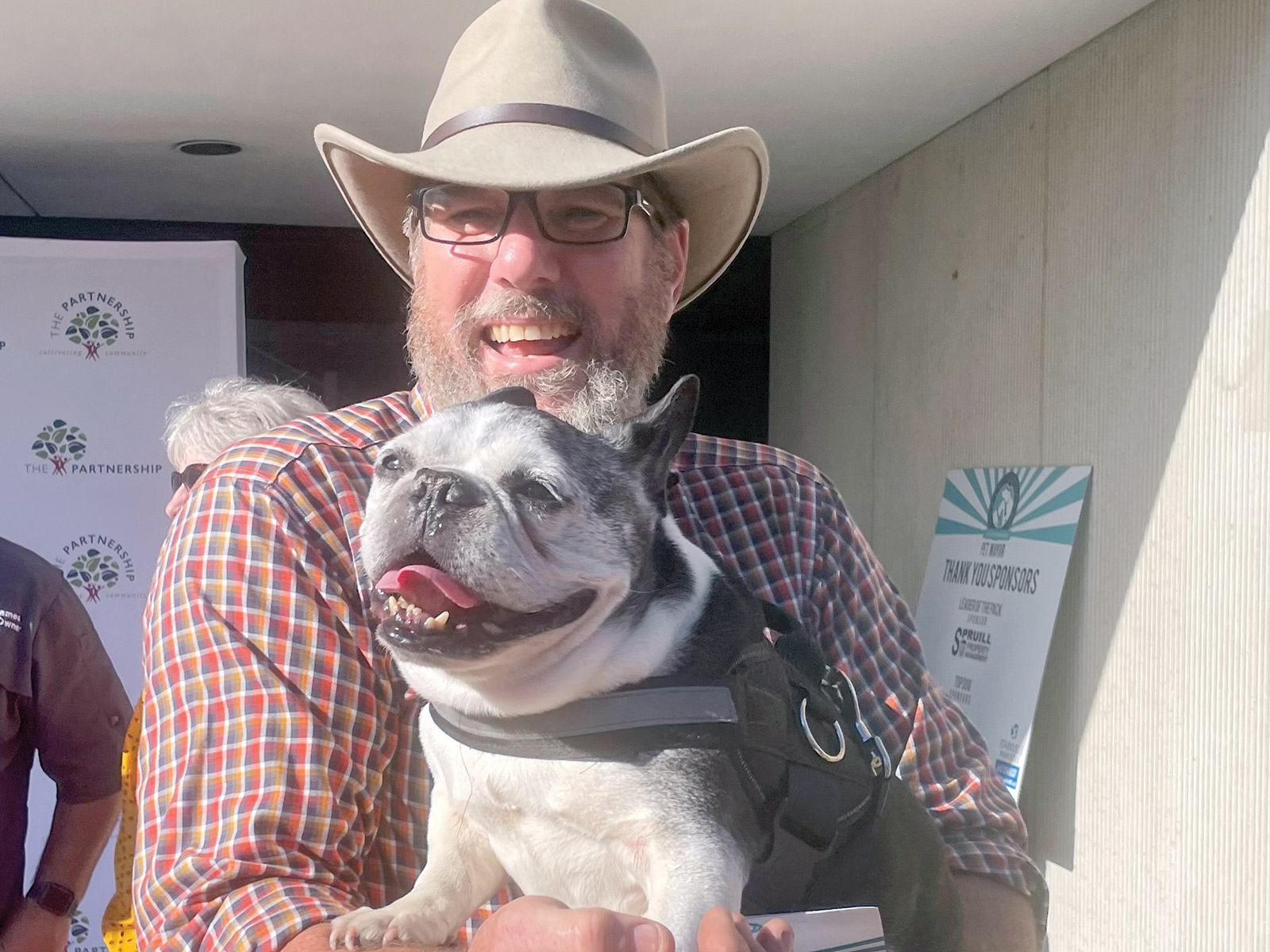 Buster Camp collared as Starkville's first Pet Mayor