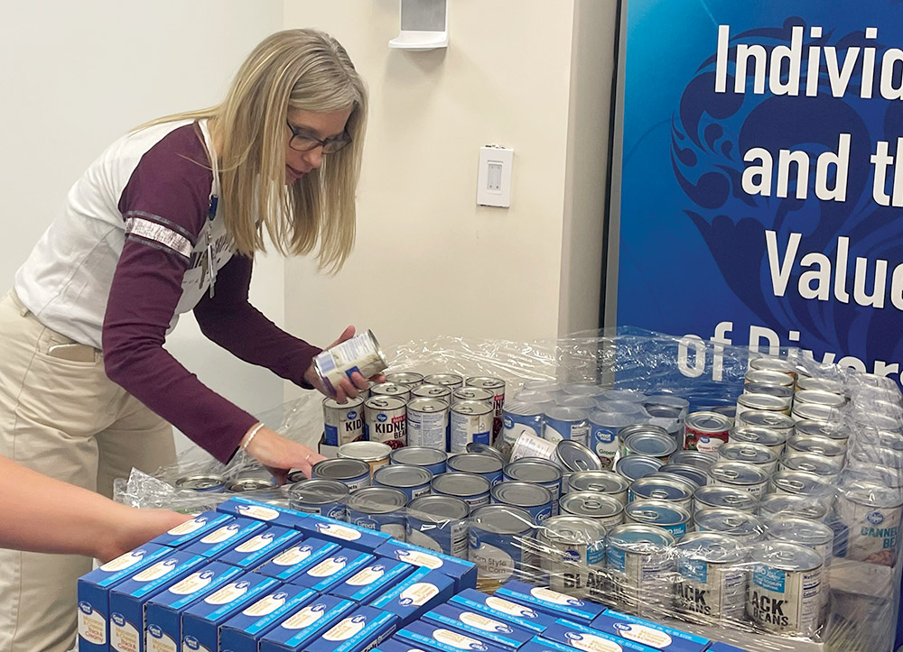 Hospital food drive leads to biggest donation in Helping Hands history