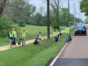 49 bags of litter collected by garden club, student volunteers for Earth Day