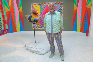 Choctaw artist Jeffrey Gibson confronts history at US pavilion as its first solo Indigenous artist