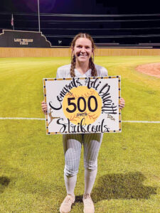 New Hope ace Adi Dueitt notches 500th strikeout in series split with Pontotoc