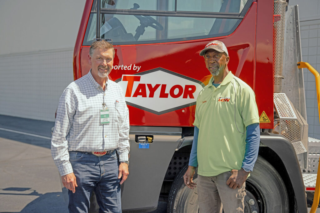 Terberg Taylor gifts PACCAR, TCW with terminal tractor