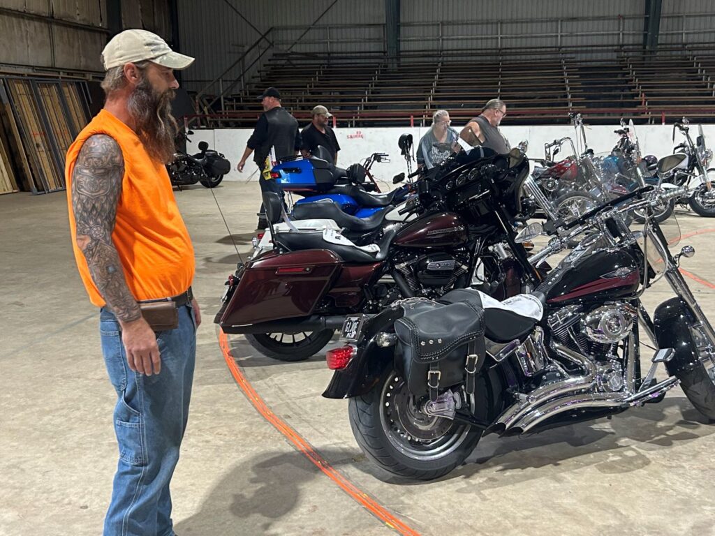 Bikers converge on fairgrounds for VFW’s annual indoor bike show