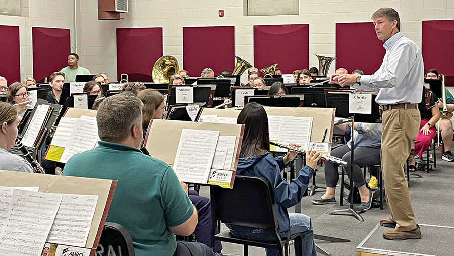 Community band gears up for first concert of fall 2024 season