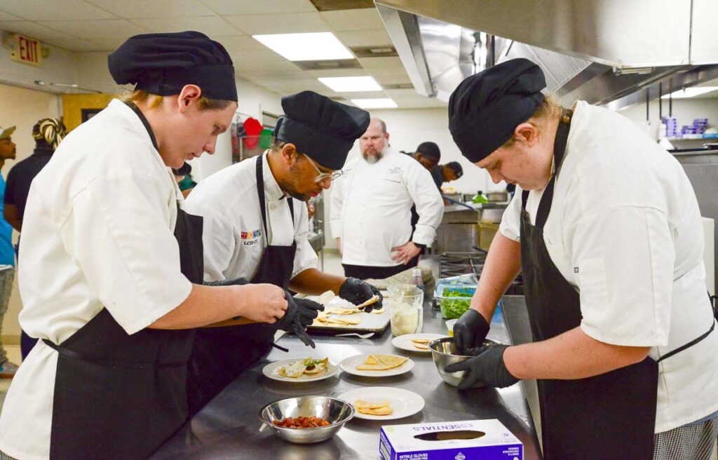 Area culinary students test their kitchen skills in ‘Chopped’ cooking competition